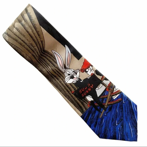 2/$30 LOONEY TUNES Bugs Bunny Director Tie - Picture 8 of 9